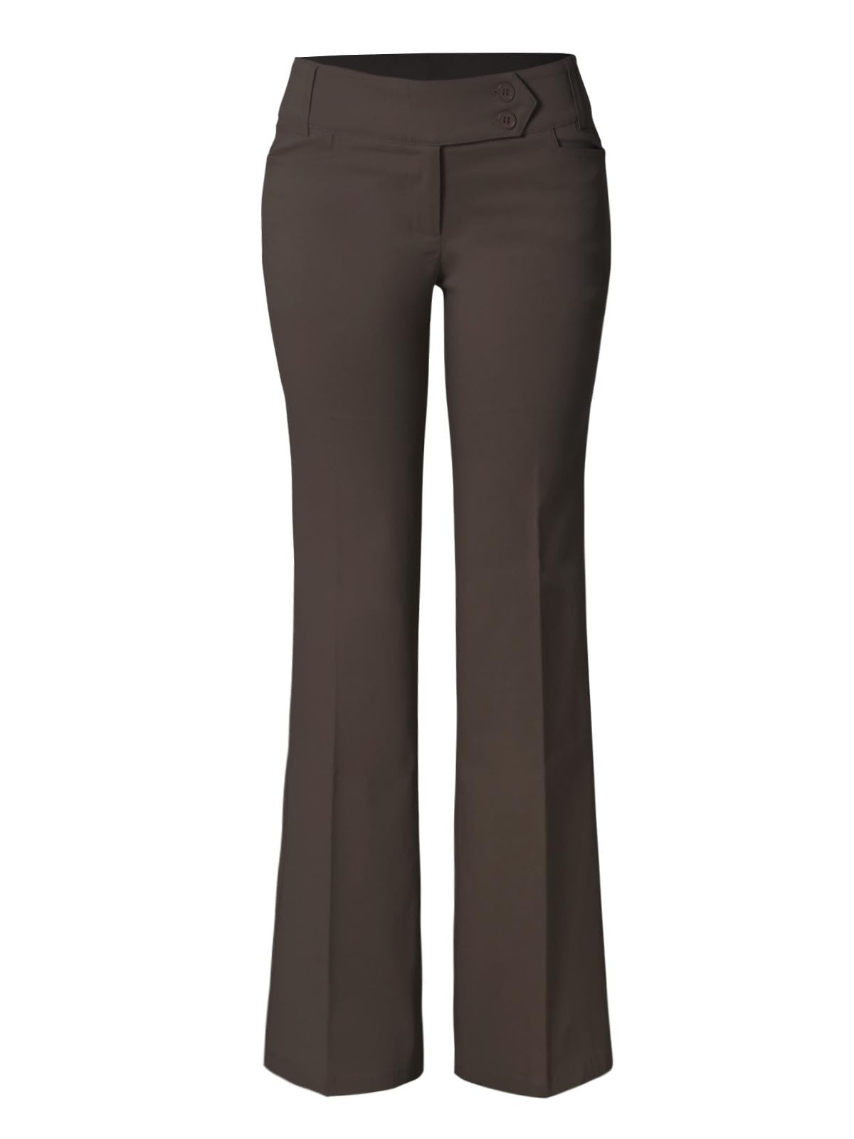 Design by Olivia Women's Dress Pants Bootcut Work Slacks Stretch Office