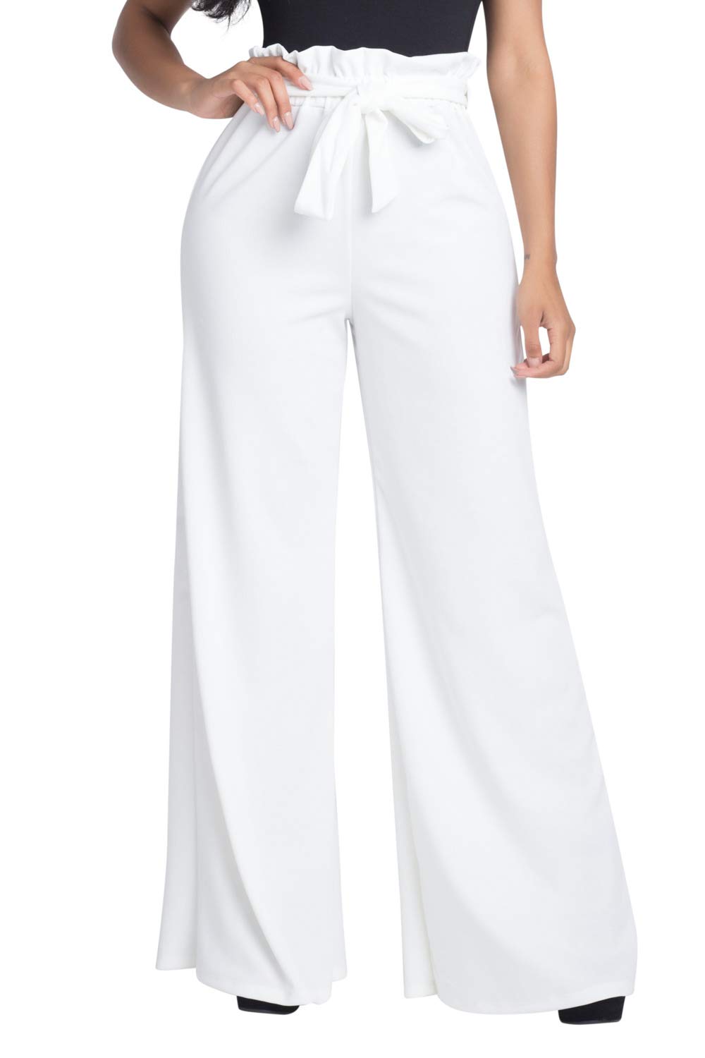 Women's Junior Plus J2 Love Paperbag Wide Leg Pants
