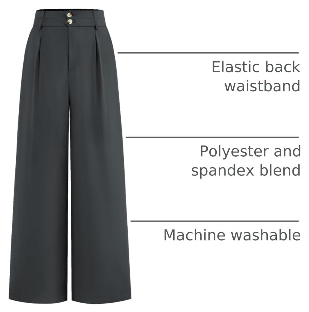 BTFBM Wide Leg Dress Pants Women Business Casual Outfits