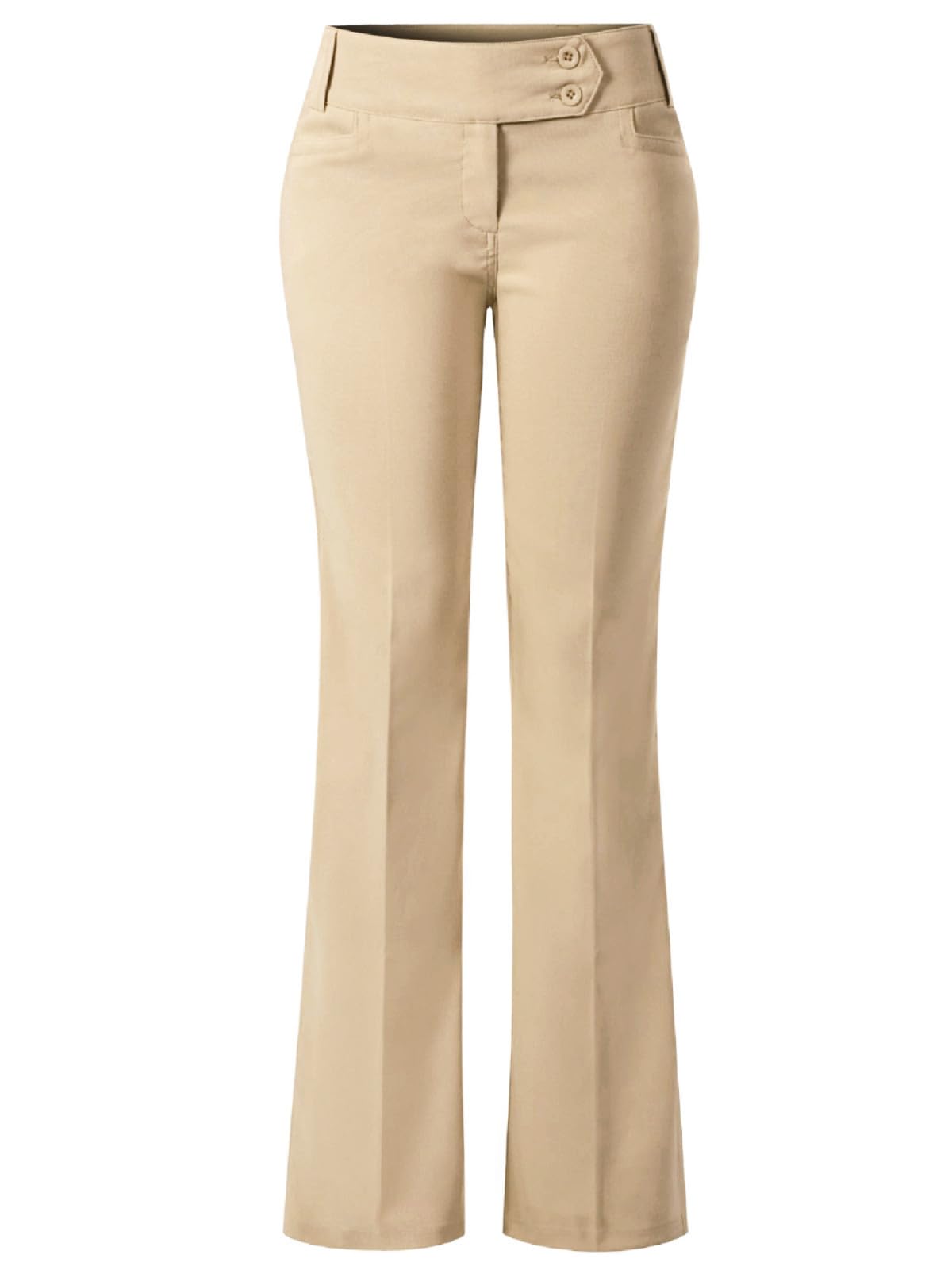 Design by Olivia Women's Dress Pants Bootcut Work Slacks Stretch Office