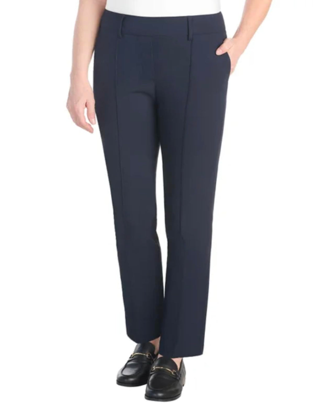 Elastic Waist Tummy Control Skinny Pant by Hilary Radley