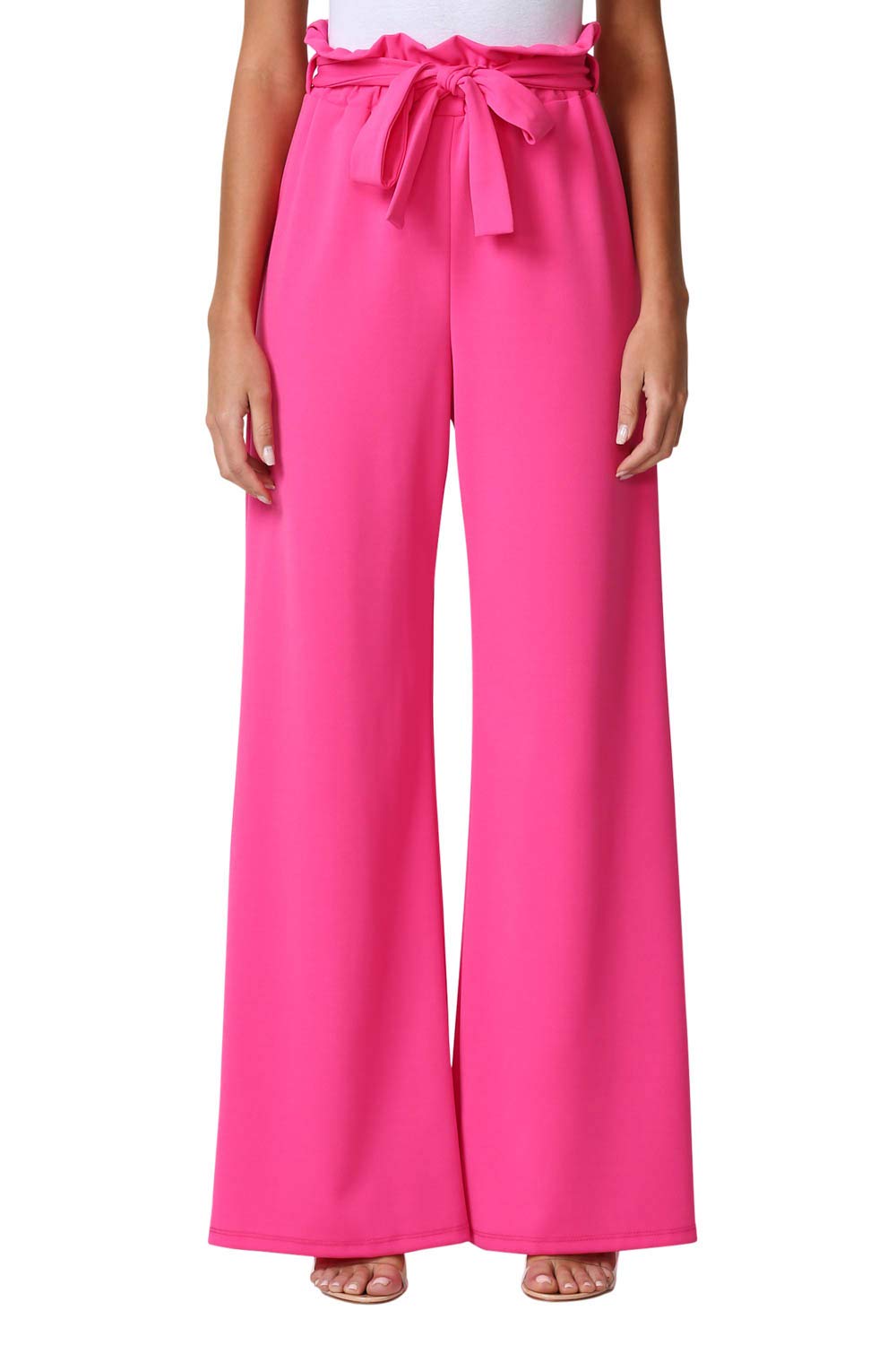 Women's Junior Plus J2 Love Paperbag Wide Leg Pants