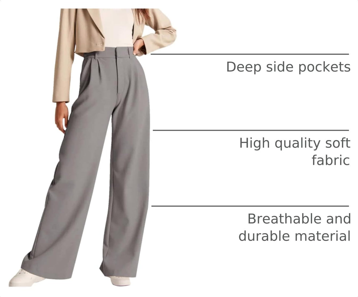 NIMIN Women Work Pants Business Casual Outfits Dress Trousers with Pockets