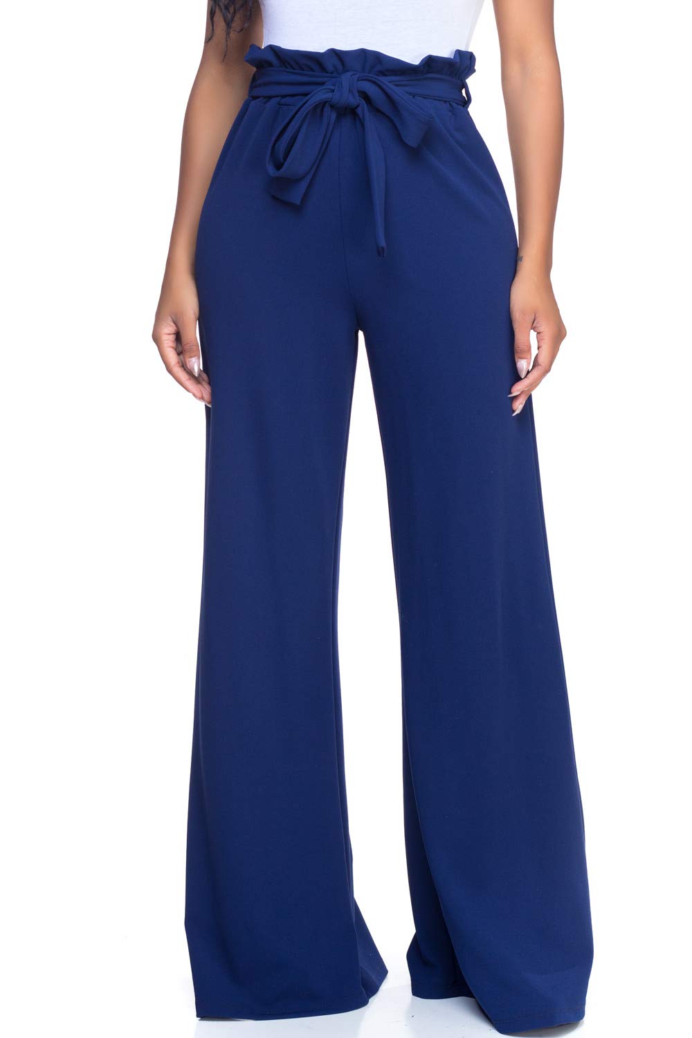 Women's Junior Plus J2 Love Paperbag Wide Leg Pants