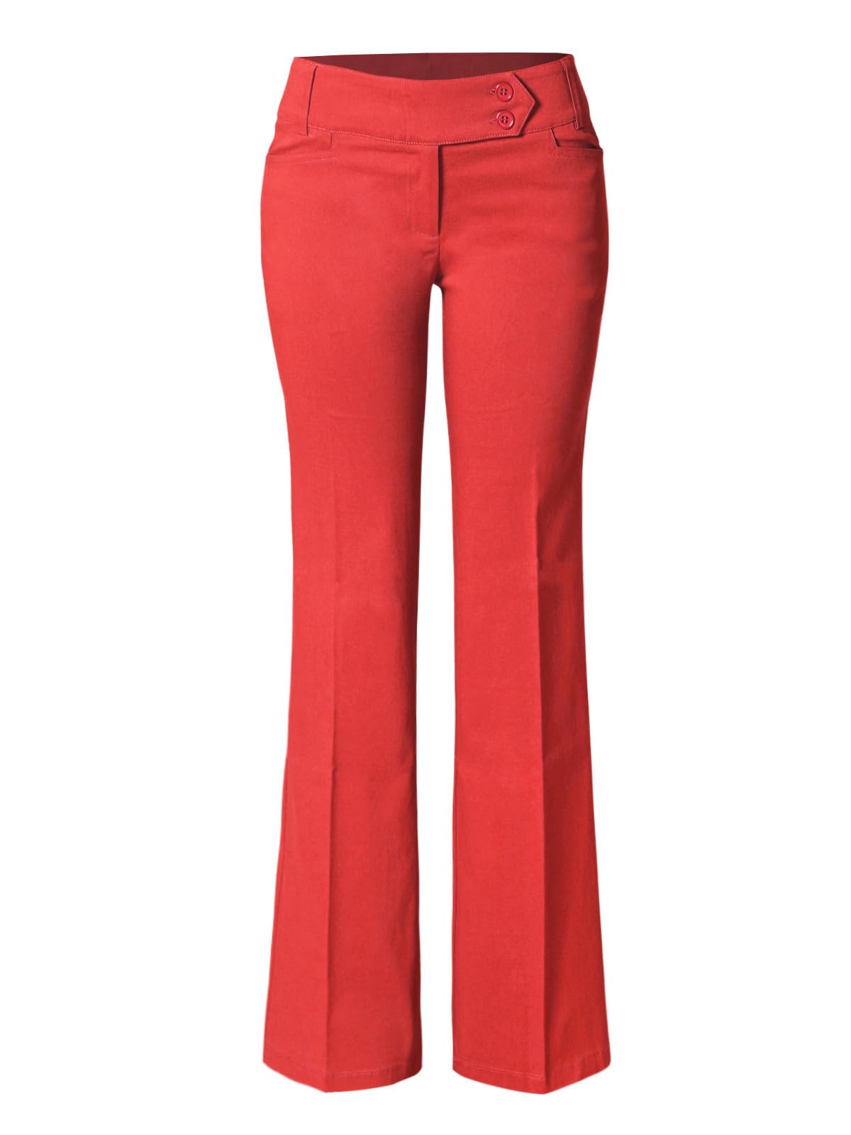 Design by Olivia Women's Dress Pants Bootcut Work Slacks Stretch Office