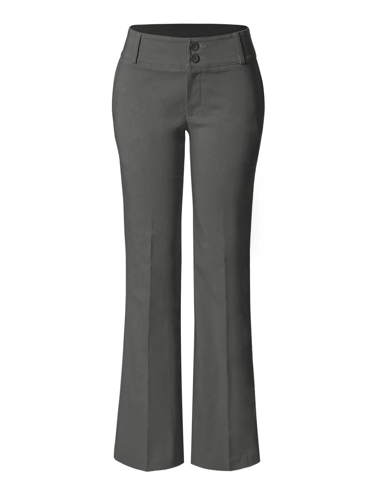 Design by Olivia Women's Dress Pants Bootcut Work Slacks Stretch Office