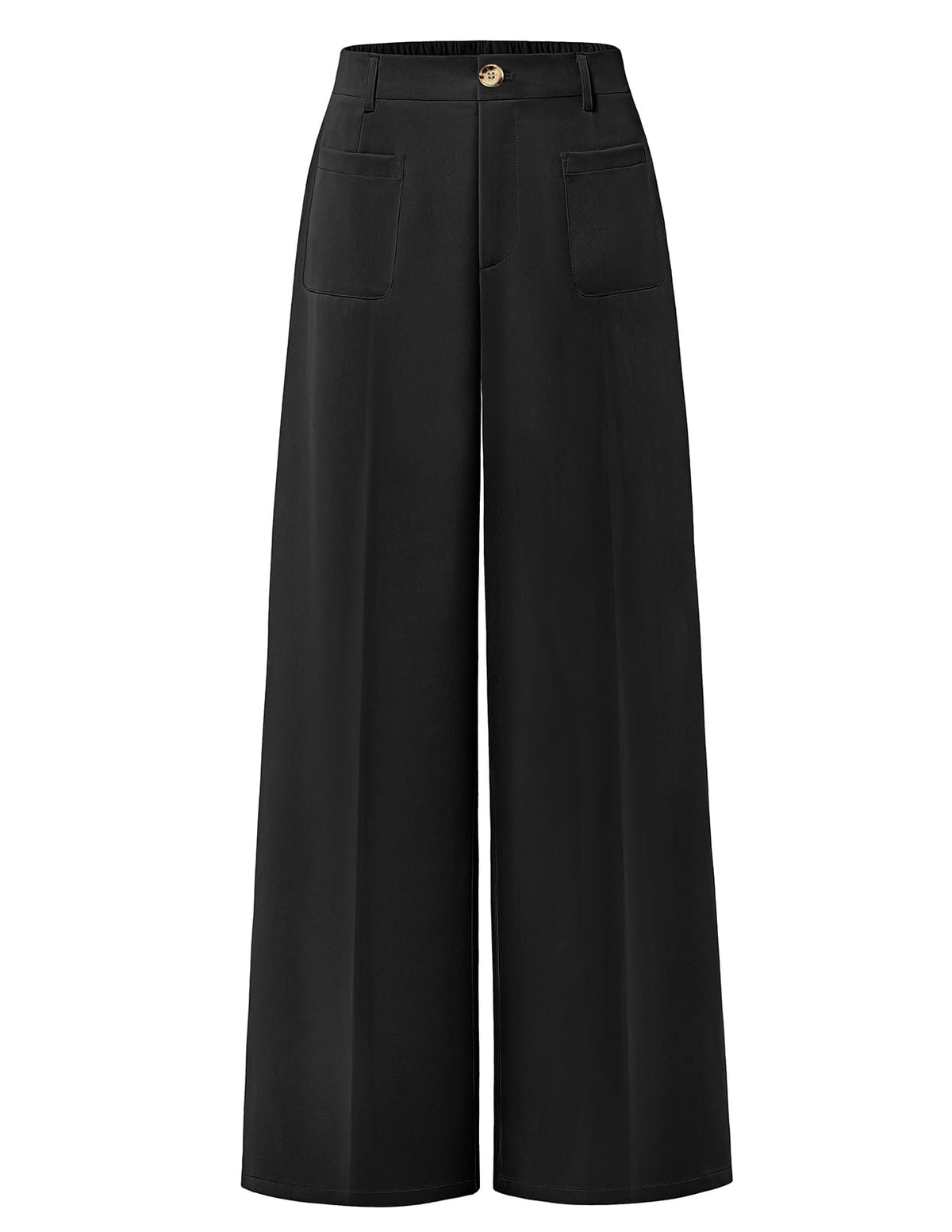 MEROKEETY Womens Wide Leg Dress Pants High Waisted Business Casual Trousers
