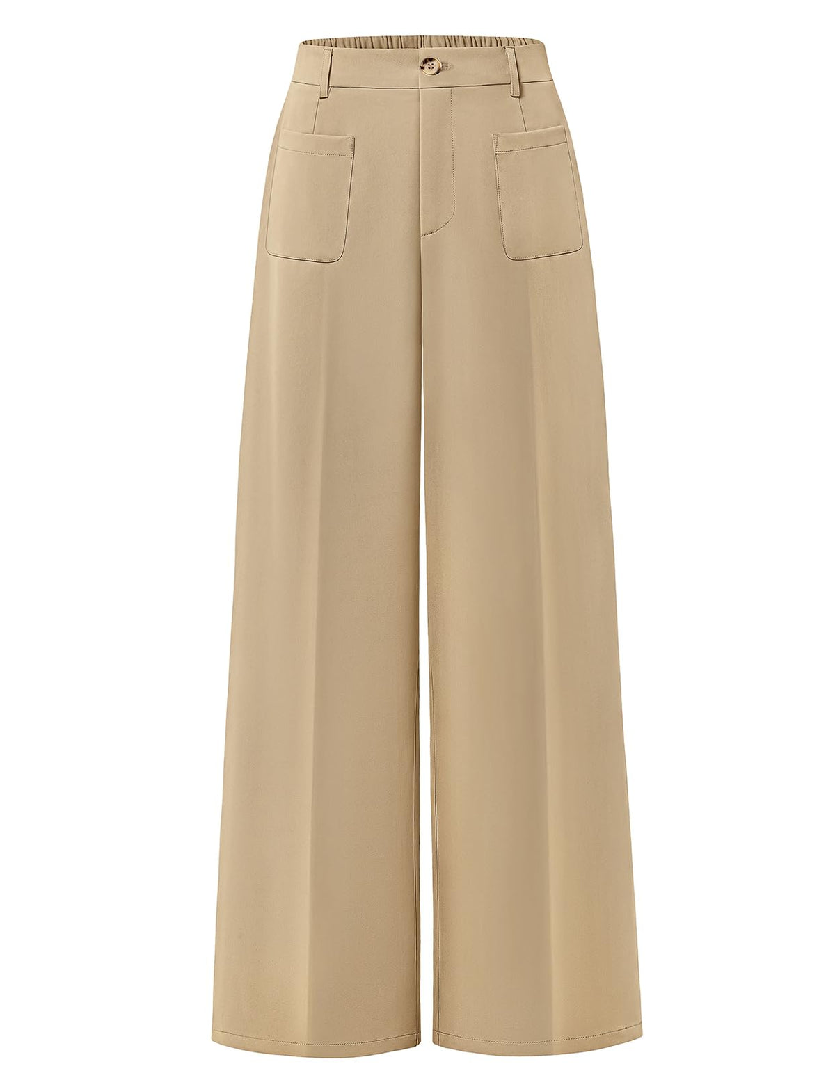 MEROKEETY Womens Wide Leg Dress Pants High Waisted Business Casual Trousers