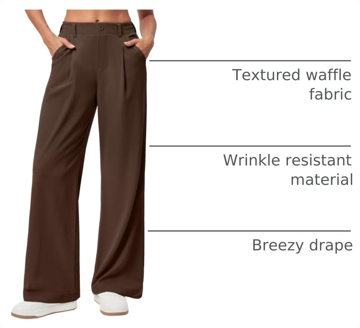 Ewedoos Wide Leg Dress Work Pants for Women Business Casual Office Outfits