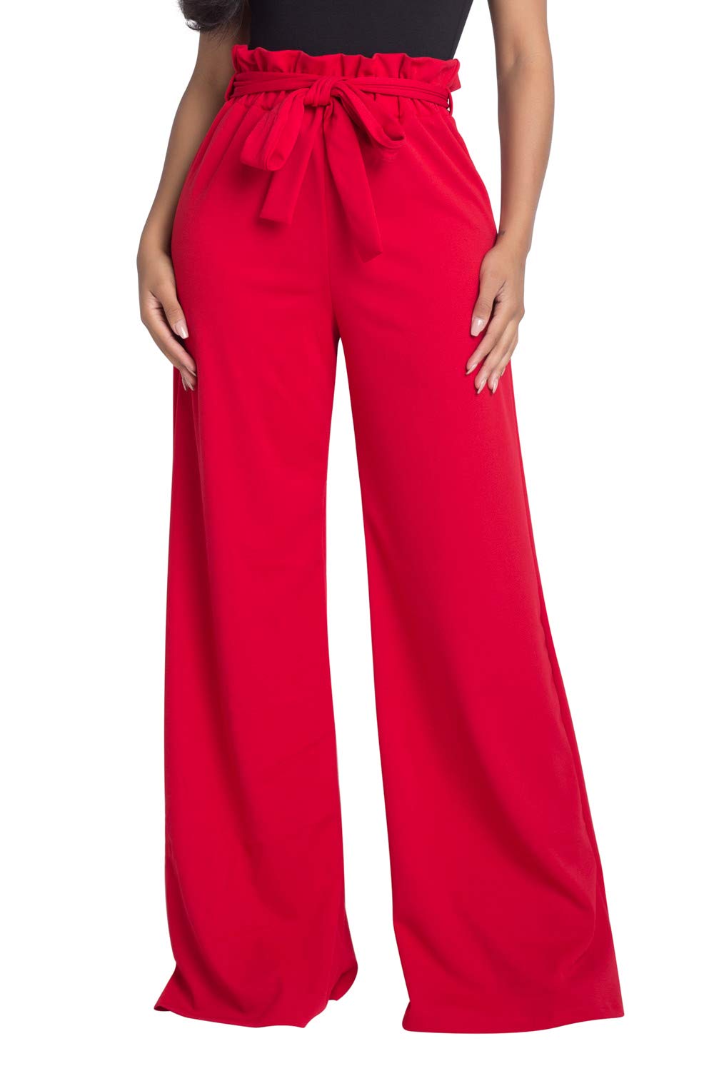 Women's Junior Plus J2 Love Paperbag Wide Leg Pants
