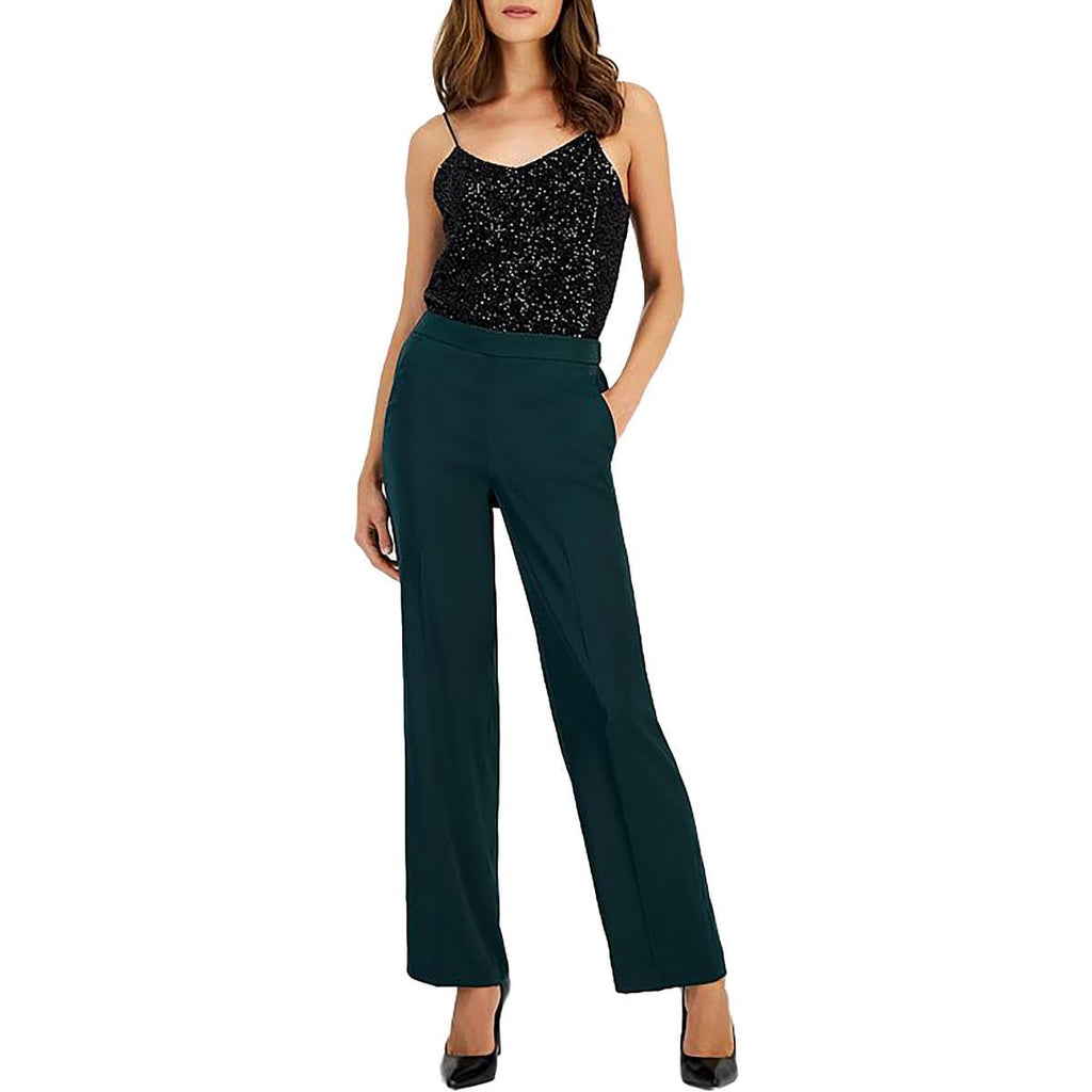 Anne Klein Women's Pull on Slash Pocket Wide Leg Pant