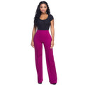 Cemi Ceri Women’s High Waist Wide Leg Dress Pants – Flared Business Slacks for Office, Work & Casual Wear, Stretch Comfort