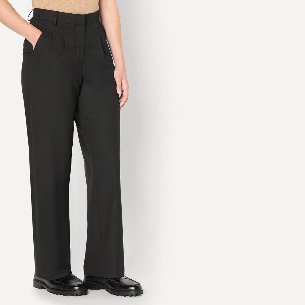 Amazon Essentials Women's Relaxed-Fit Full Length Dress Pant