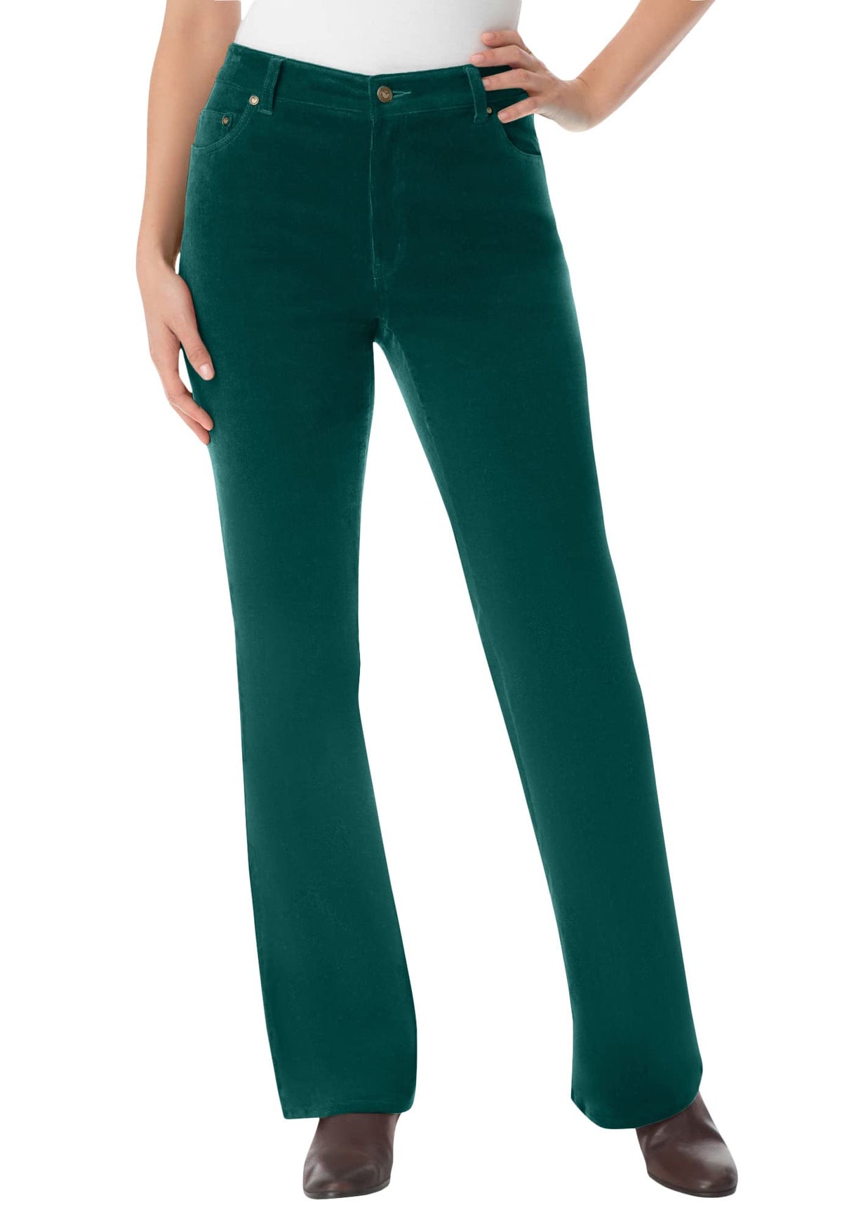Woman Within Stretch Corduroy Bootcut Pant