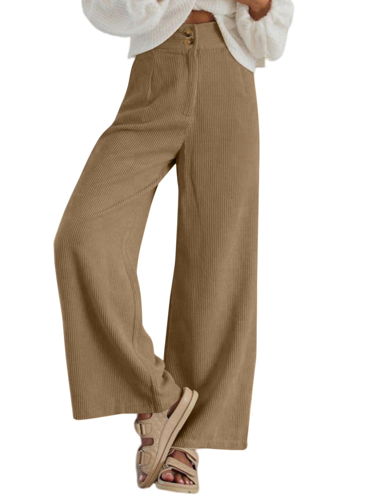 Sidefeel Corduroy Pants Women with Pockets 2026 Fall Clothes