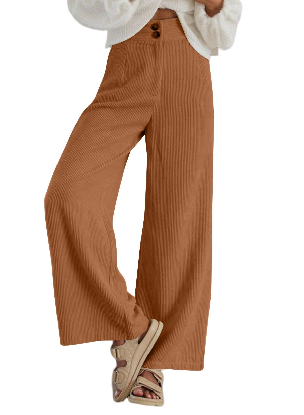Sidefeel Corduroy Pants Women with Pockets 2026 Fall Clothes