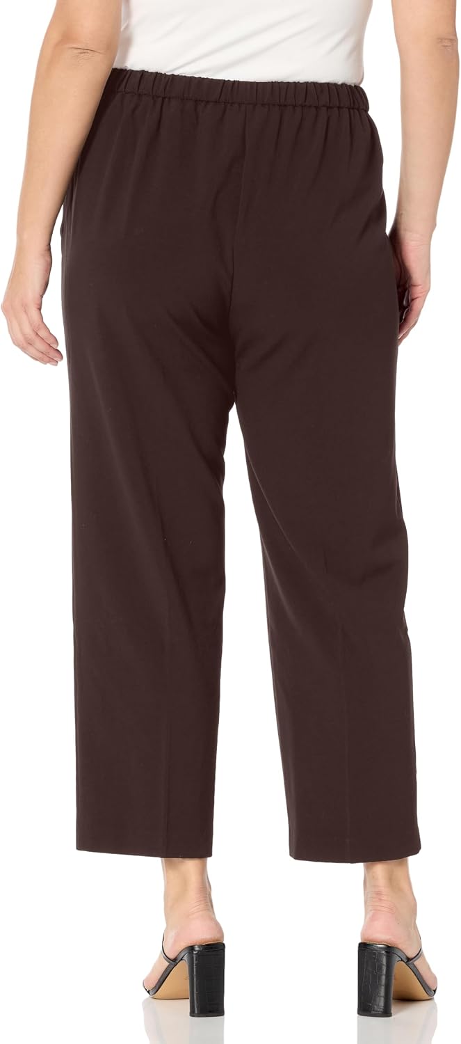 Briggs New York Women's Petite Pull on Dress Pant Average & Short Length