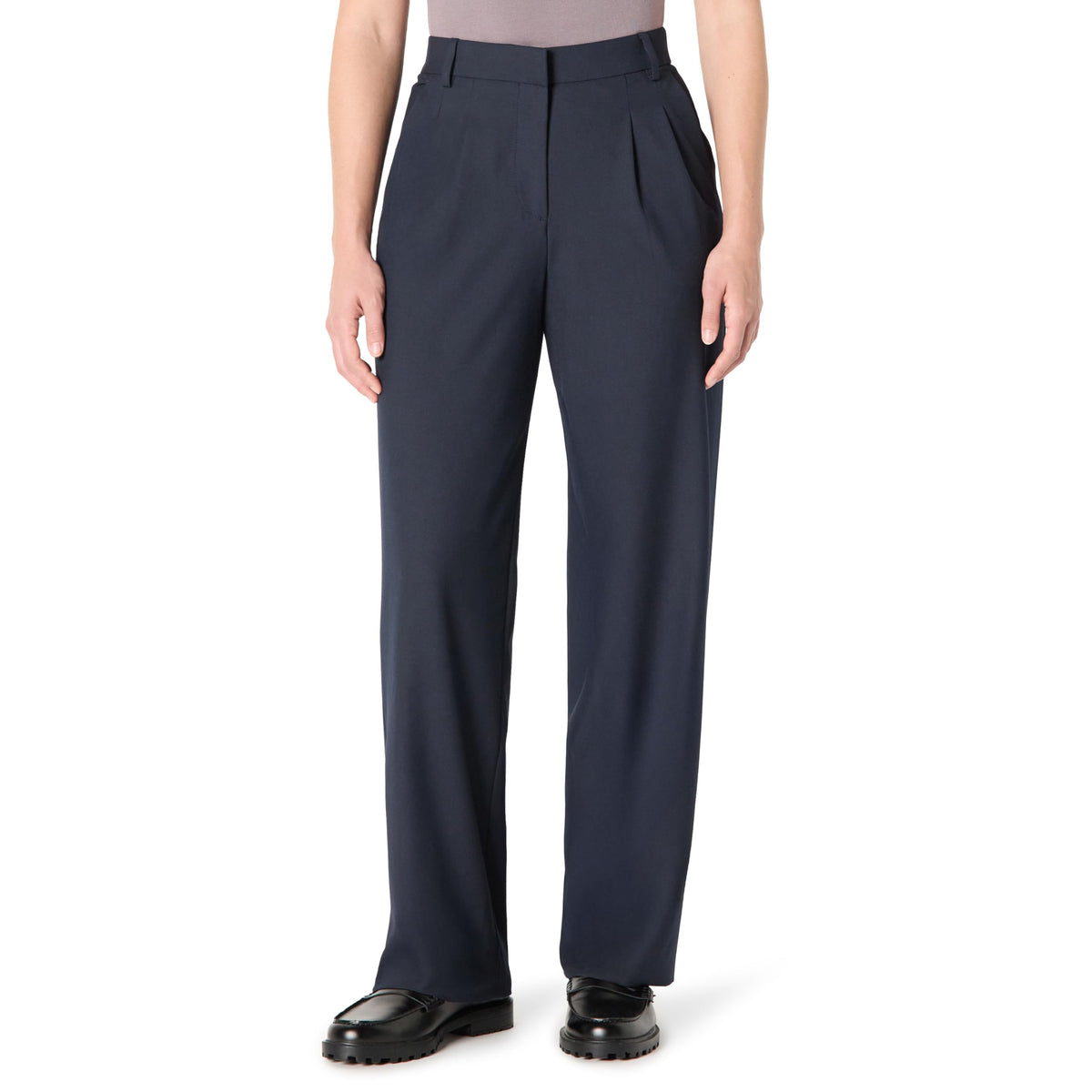 Amazon Essentials Women's Relaxed-Fit Full Length Dress Pant