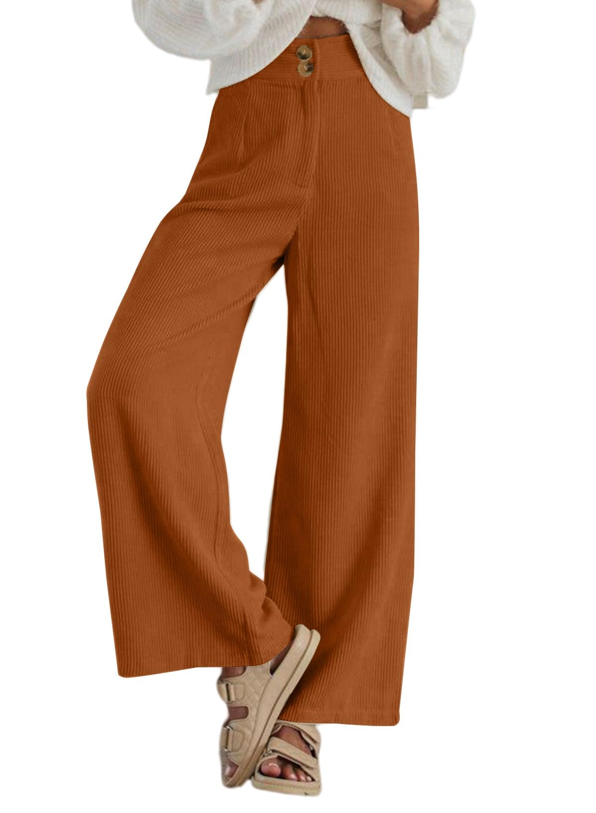 Sidefeel Corduroy Pants Women with Pockets 2026 Fall Clothes