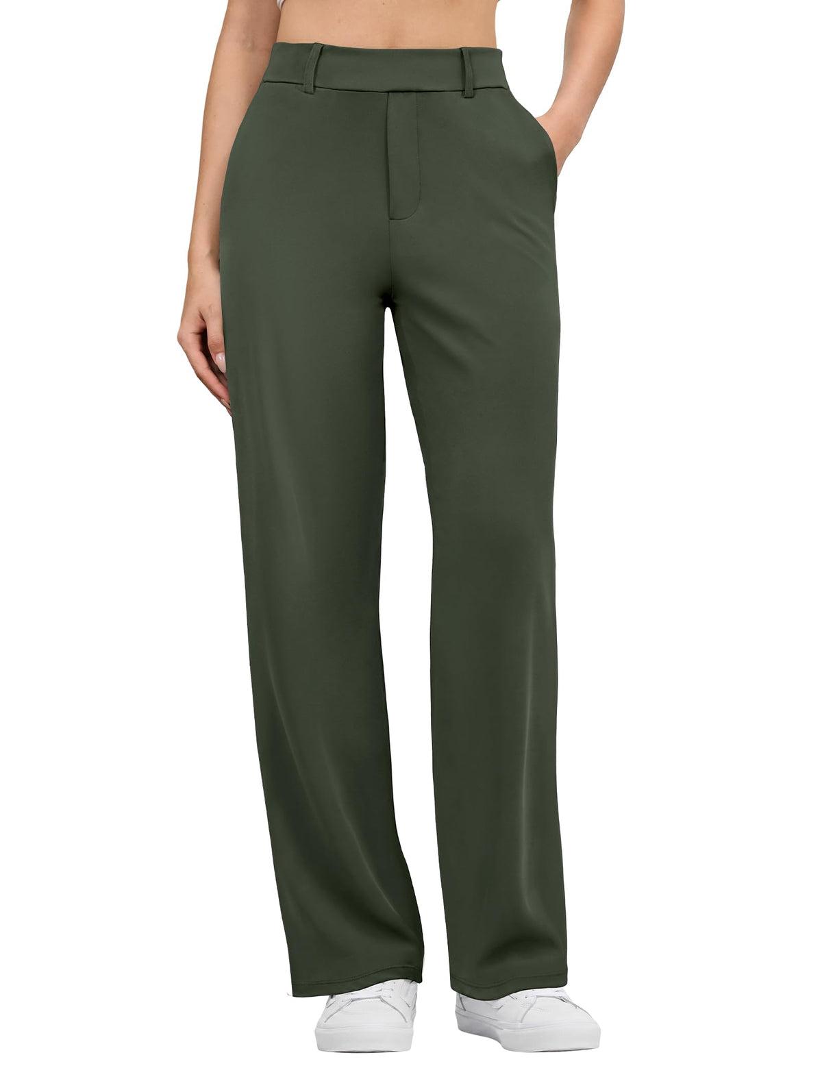 COPYLEAF Womens Wide Leg Dress Pants Business Casual Trousers with Pockets