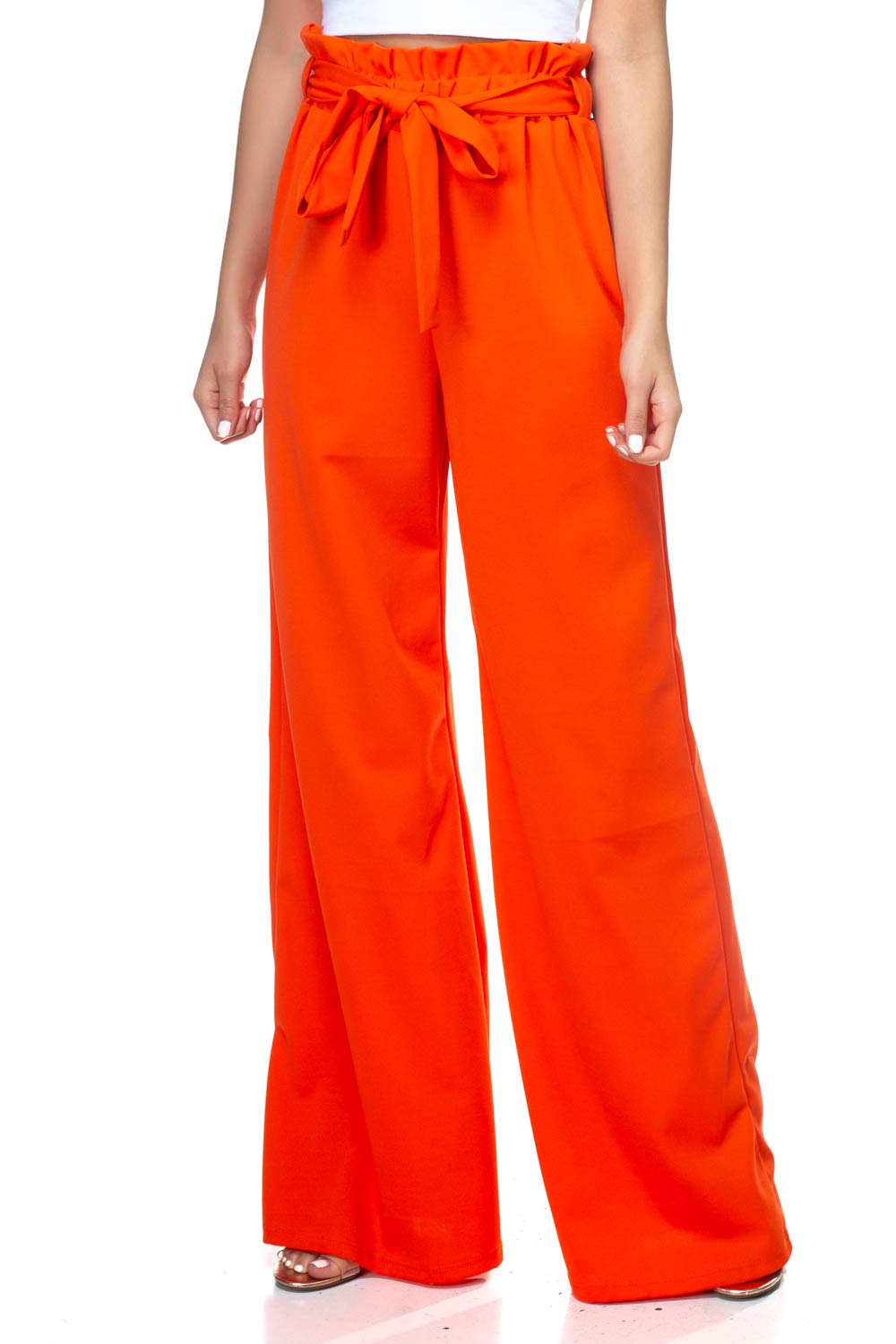 Women's Junior Plus J2 Love Paperbag Wide Leg Pants