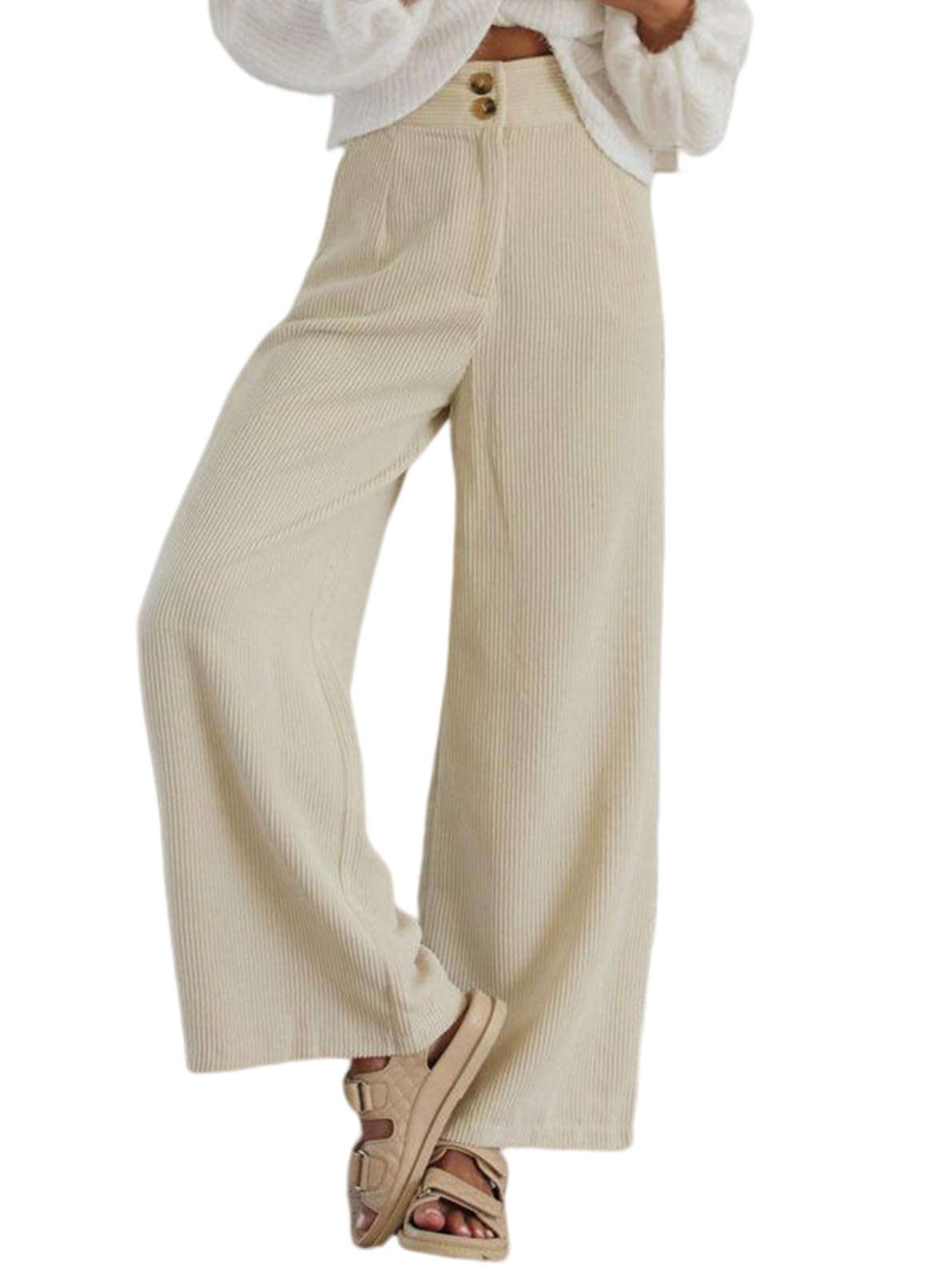 Sidefeel Corduroy Pants Women with Pockets 2026 Fall Clothes