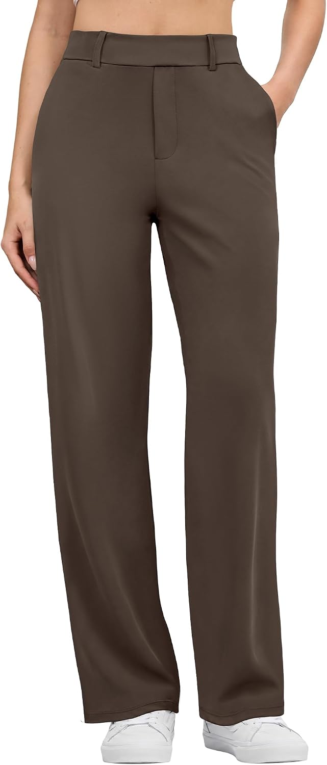 COPYLEAF Womens Wide Leg Dress Pants Business Casual Trousers with Pockets