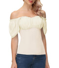 Scarlet Darkness Off the Shoulder Tops for Women Renaissance Pirate Shirt