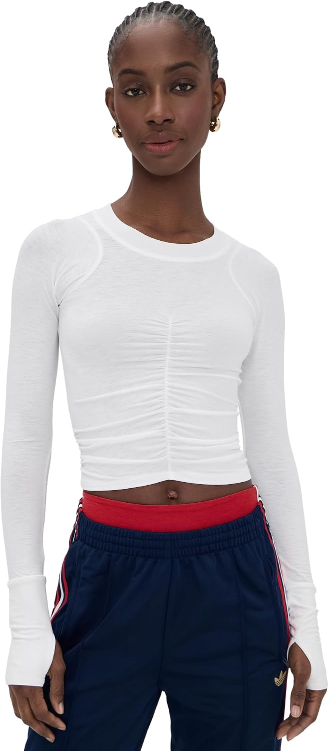 Free People Women's Tempo Ruched Long Sleeve Tee