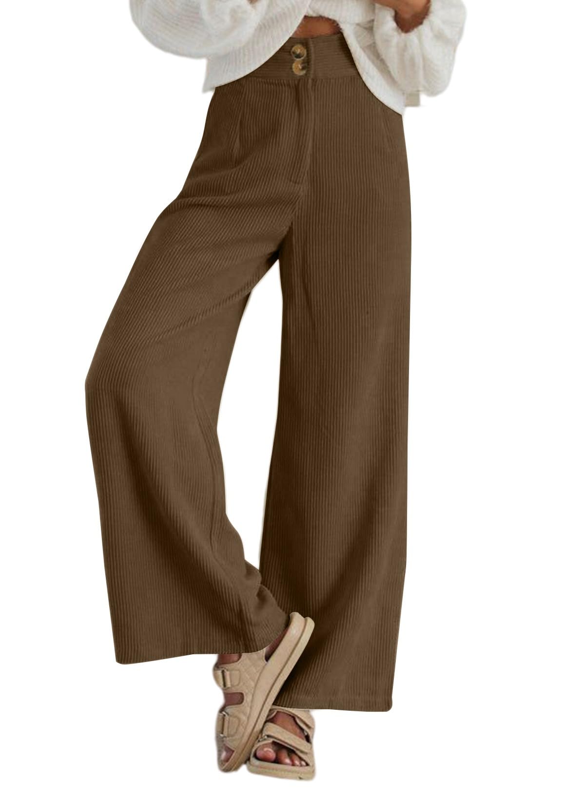 Sidefeel Corduroy Pants Women with Pockets 2026 Fall Clothes