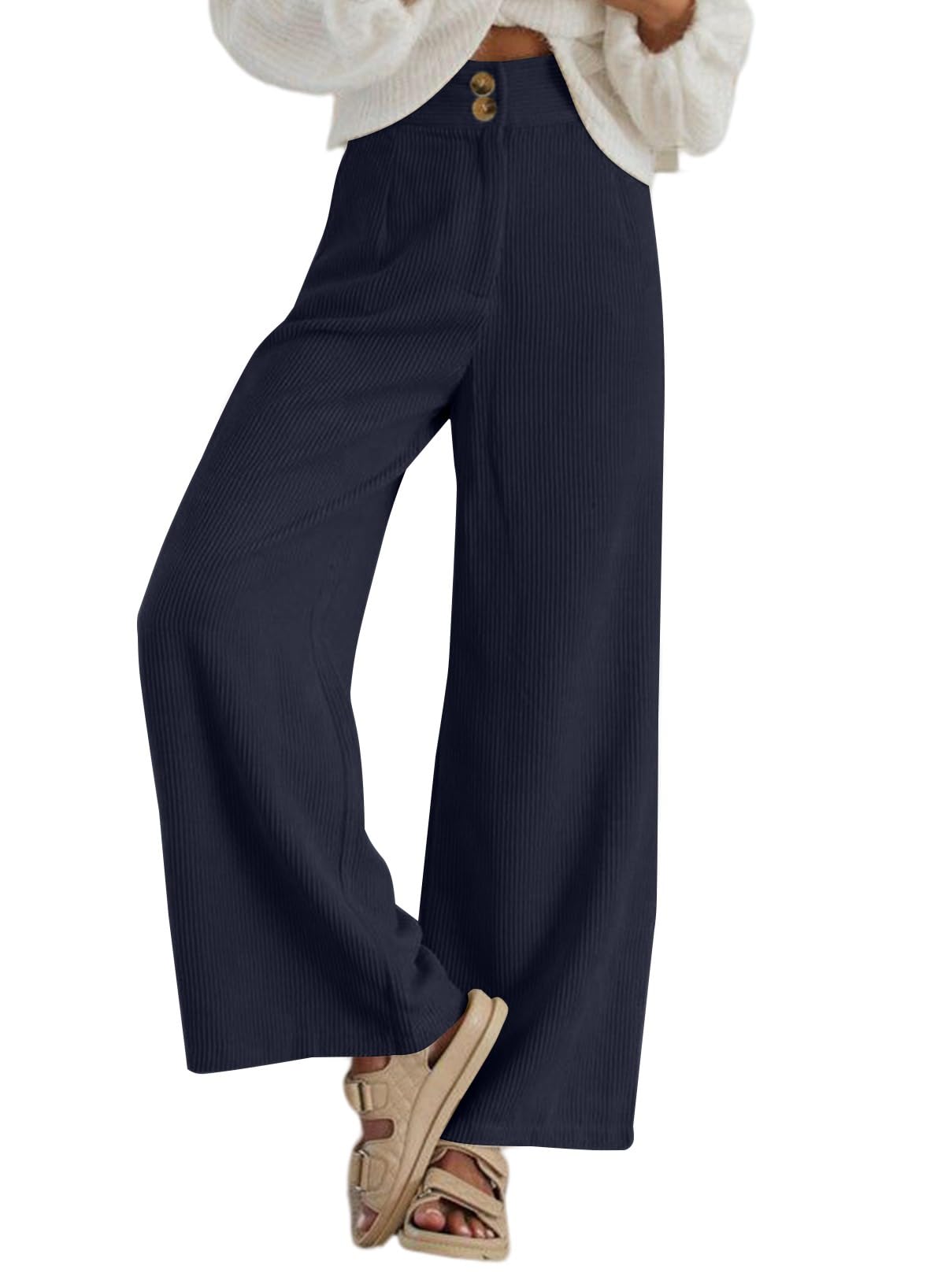 Sidefeel Corduroy Pants Women with Pockets 2026 Fall Clothes