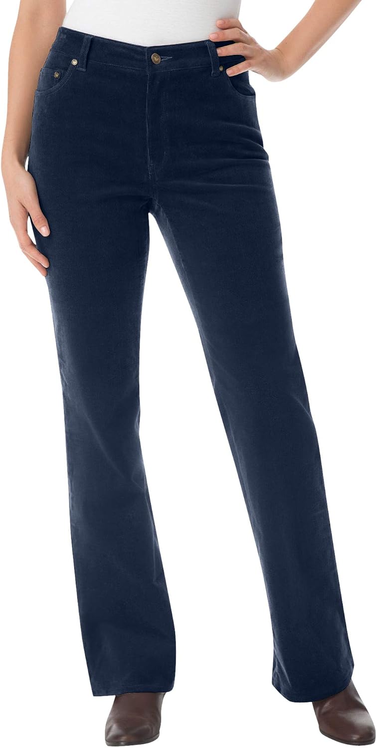 Woman Within Stretch Corduroy Bootcut Pant