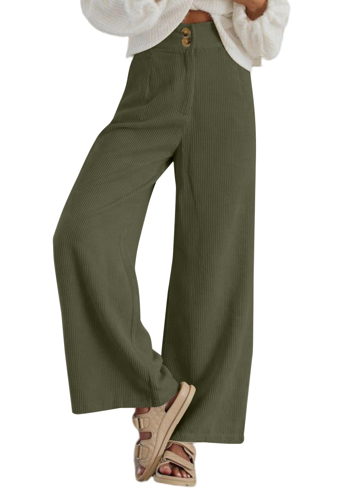 Sidefeel Corduroy Pants Women with Pockets 2026 Fall Clothes