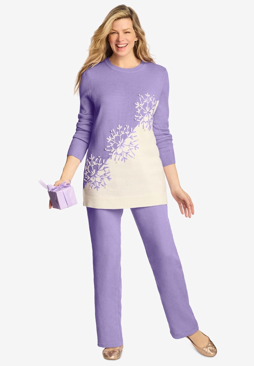 Woman Within 7-Day Corduroy Straight-Leg Pant
