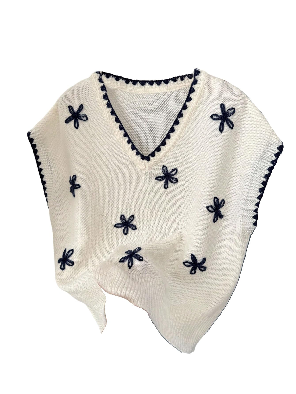 SOLY HUX Women's Short Sleeve Business Casual Sweater