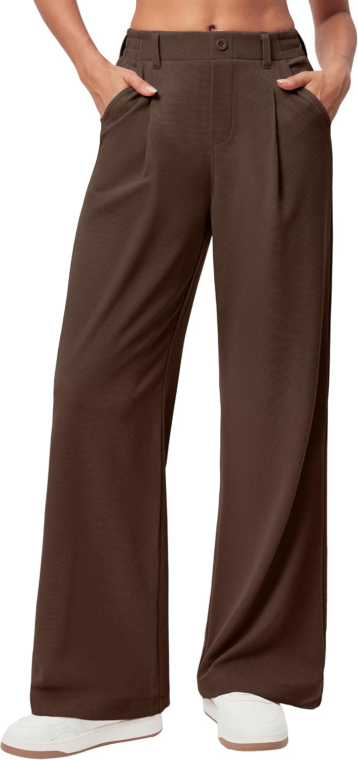 Ewedoos Wide Leg Dress Work Pants for Women Business Casual Office Outfits