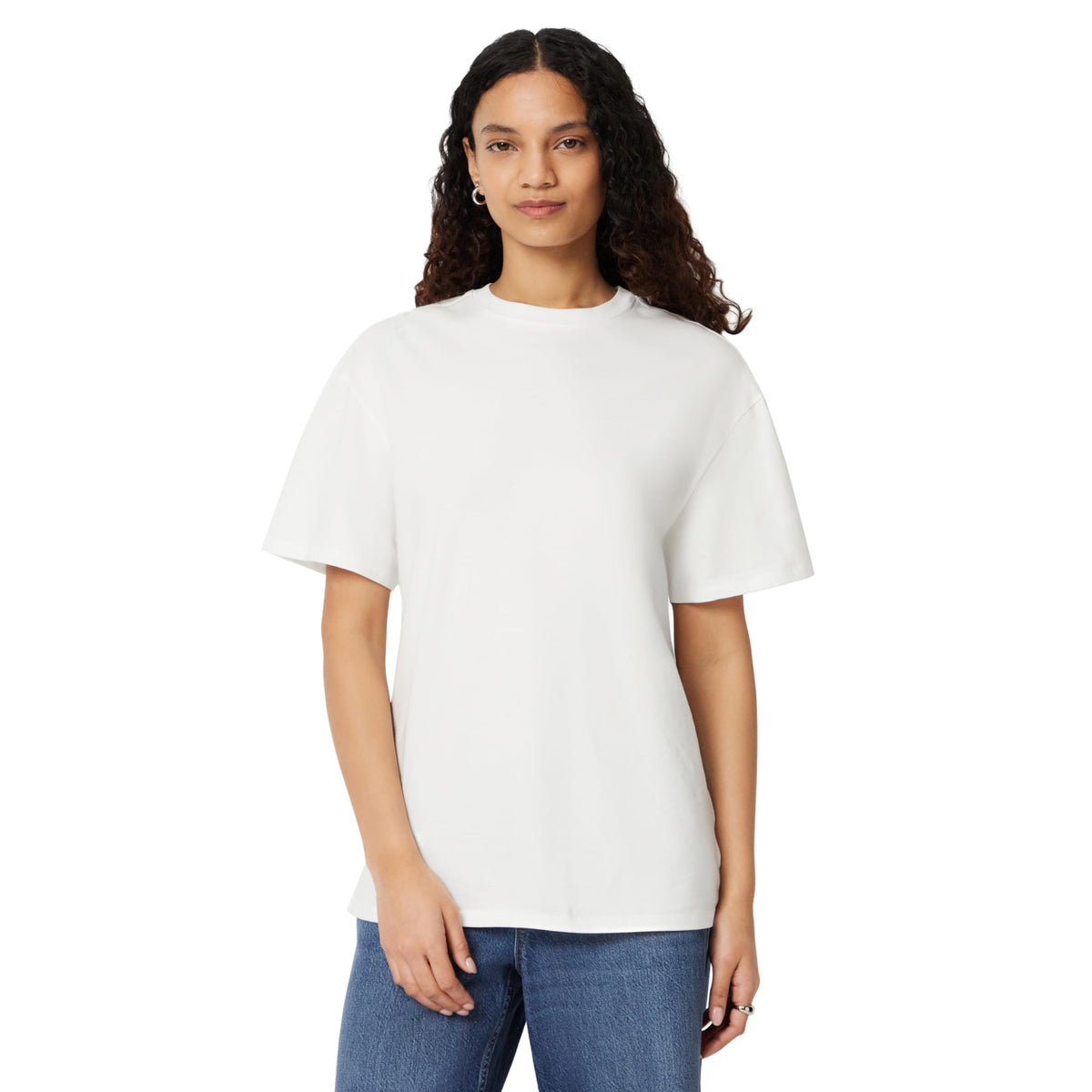 Amazon Essentials Women's Oversized-Fit Short Sleeve Crewneck Shirt