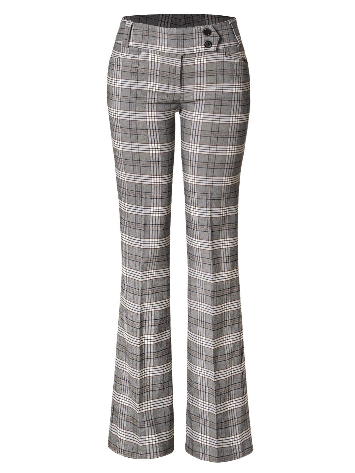 Design by Olivia Women's Dress Pants Bootcut Work Slacks Stretch Office