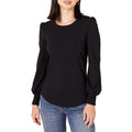 Amazon Essentials Women's Long-Sleeve Crewneck Smocked Cuff T-Shirt