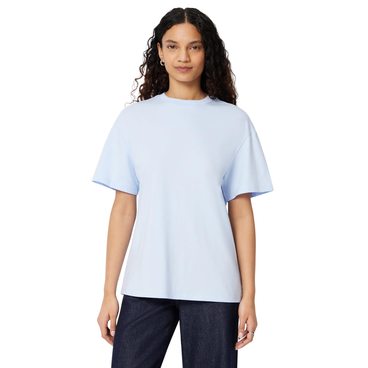 Amazon Essentials Women's Oversized-Fit Short Sleeve Crewneck Shirt
