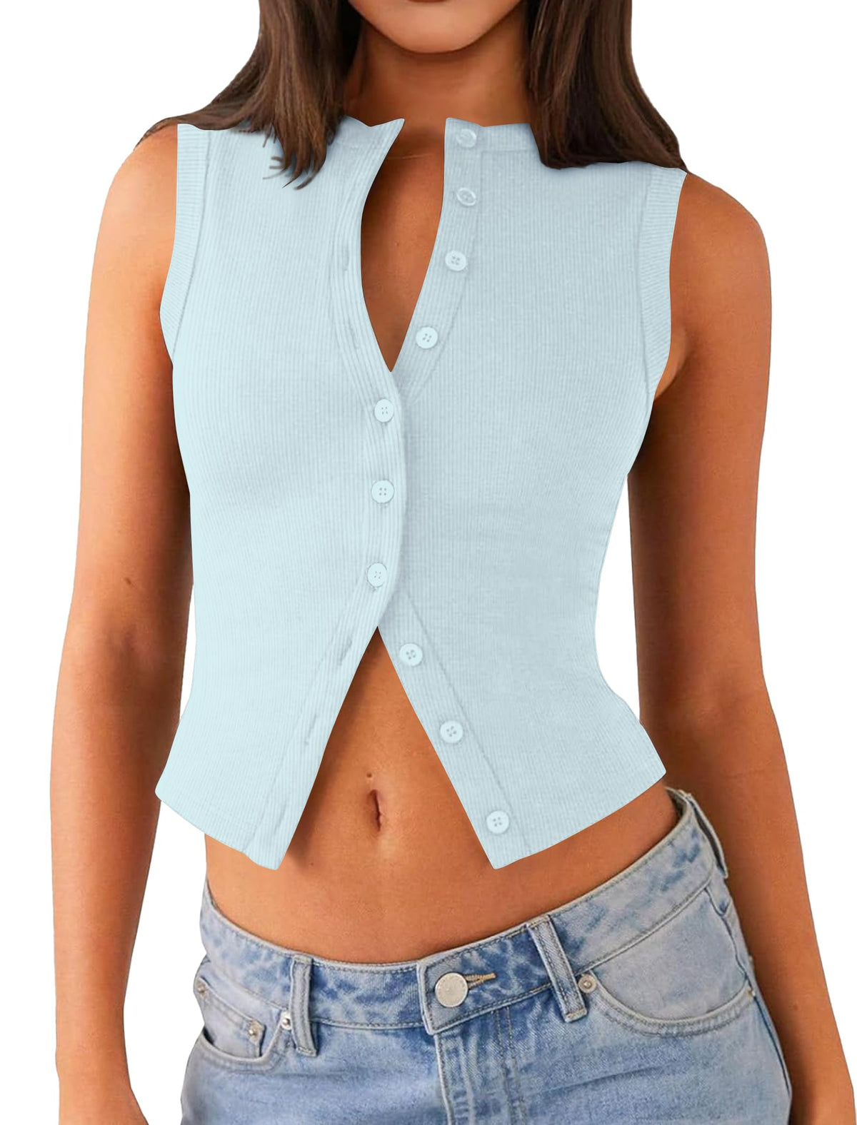 Matunana Womens Going Out Tops Summer Tank Sexy Crop Cute Y2K Trendy Shirts