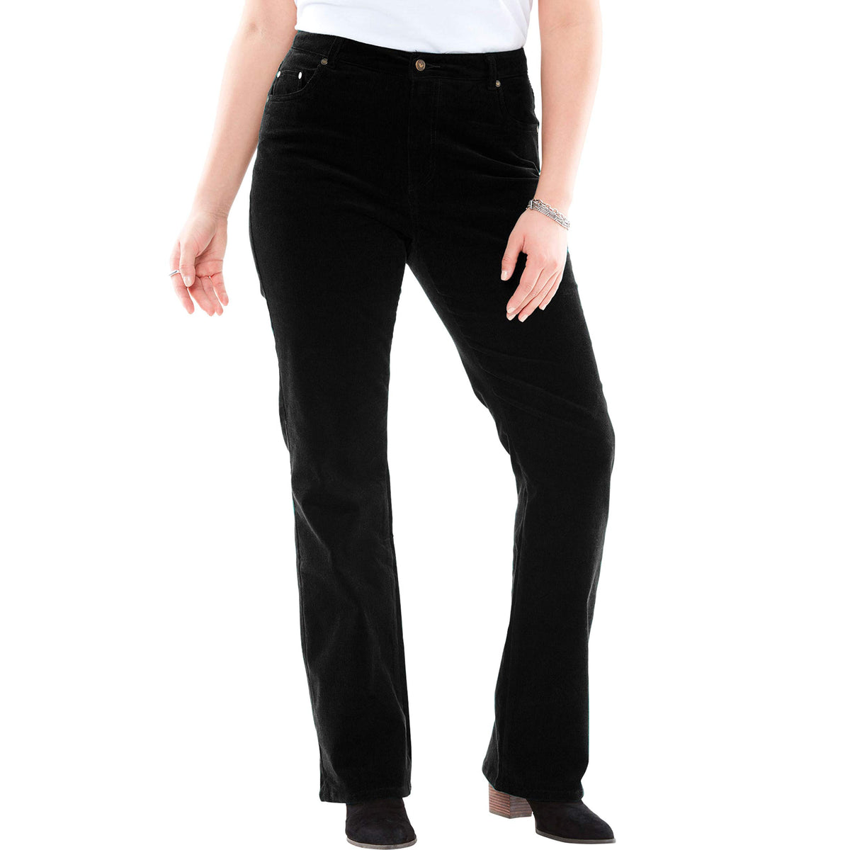Woman Within Stretch Corduroy Bootcut Pant