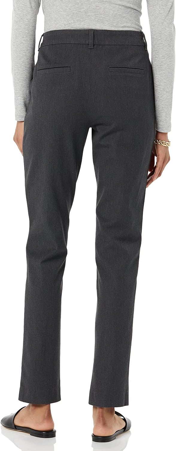 Amazon Essentials Women's Bi-Stretch Full Length Straight Leg Pant