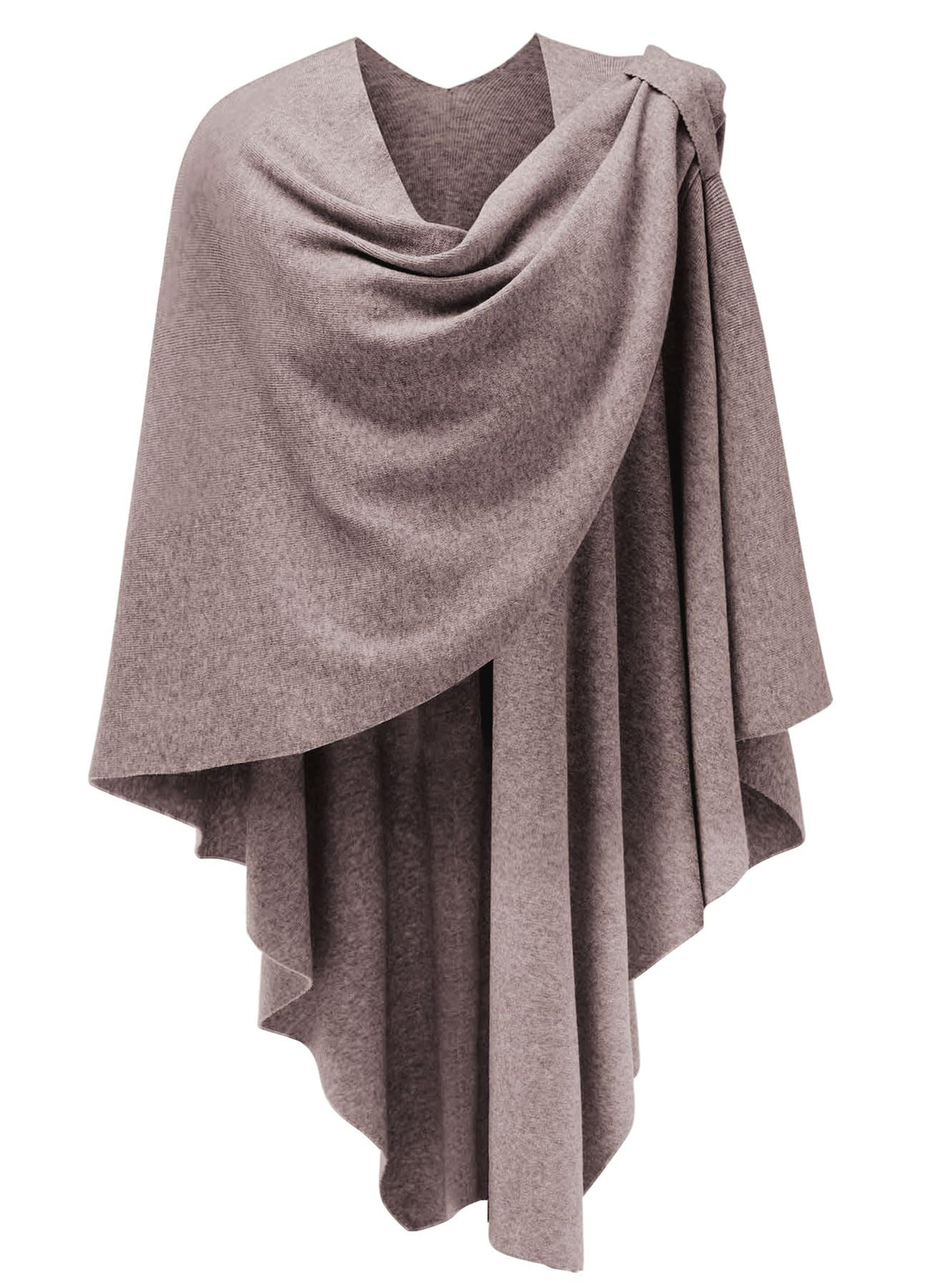 PULI Womens Cross Front Poncho Shawl Wrap Elegant Wedding Formal Gift