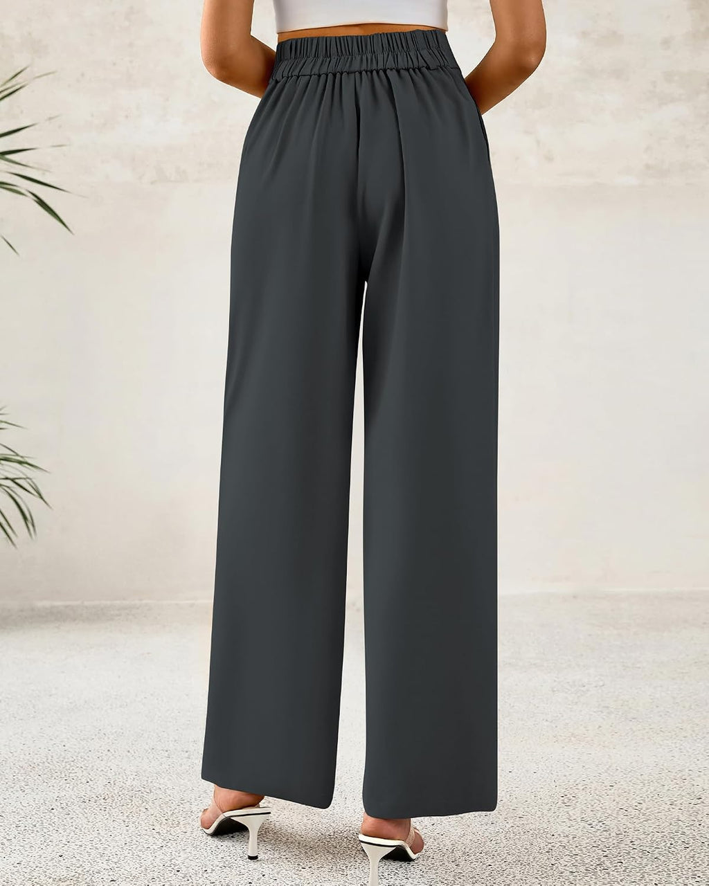BTFBM Wide Leg Dress Pants Women Business Casual Outfits