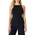 Amazon Essentials Women's Slim-Fit Stretch Rib High-Neck Tank with Wide Ribbed Straps