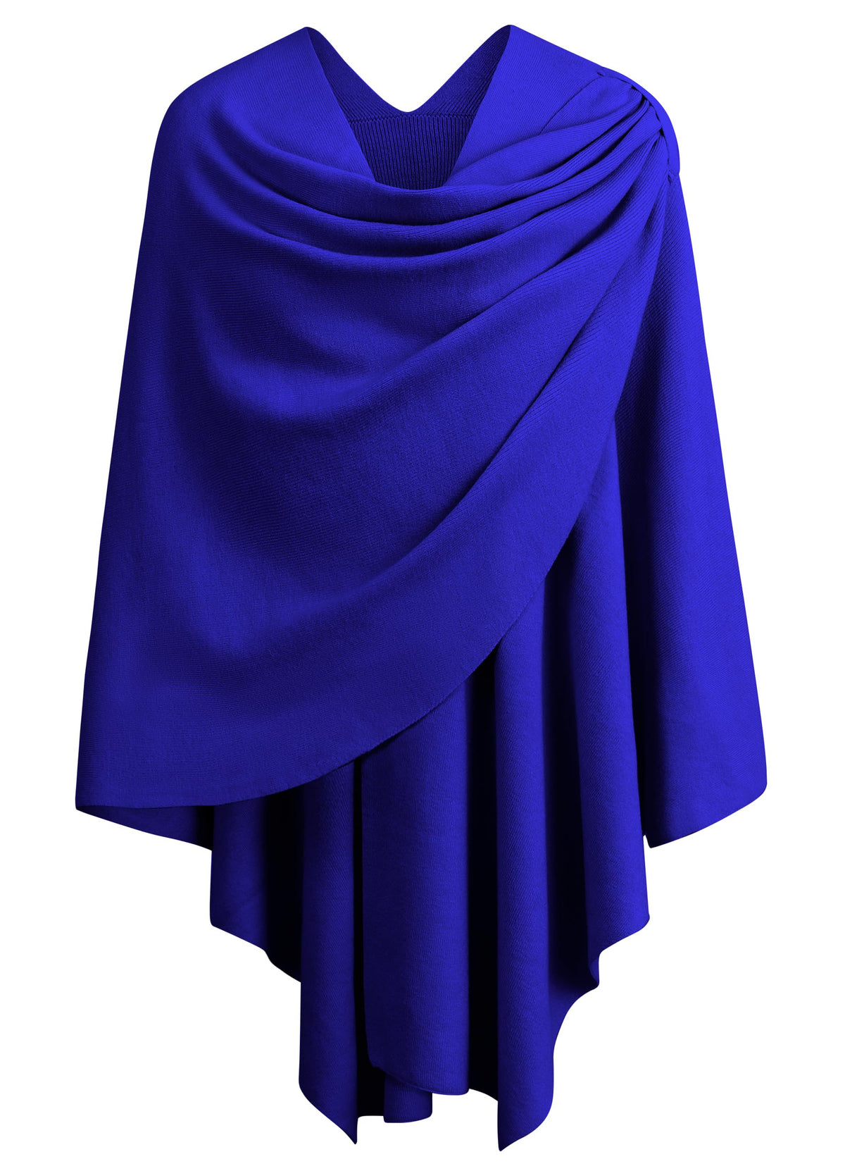 PULI Womens Cross Front Poncho Shawl Wrap Elegant Wedding Formal Gift