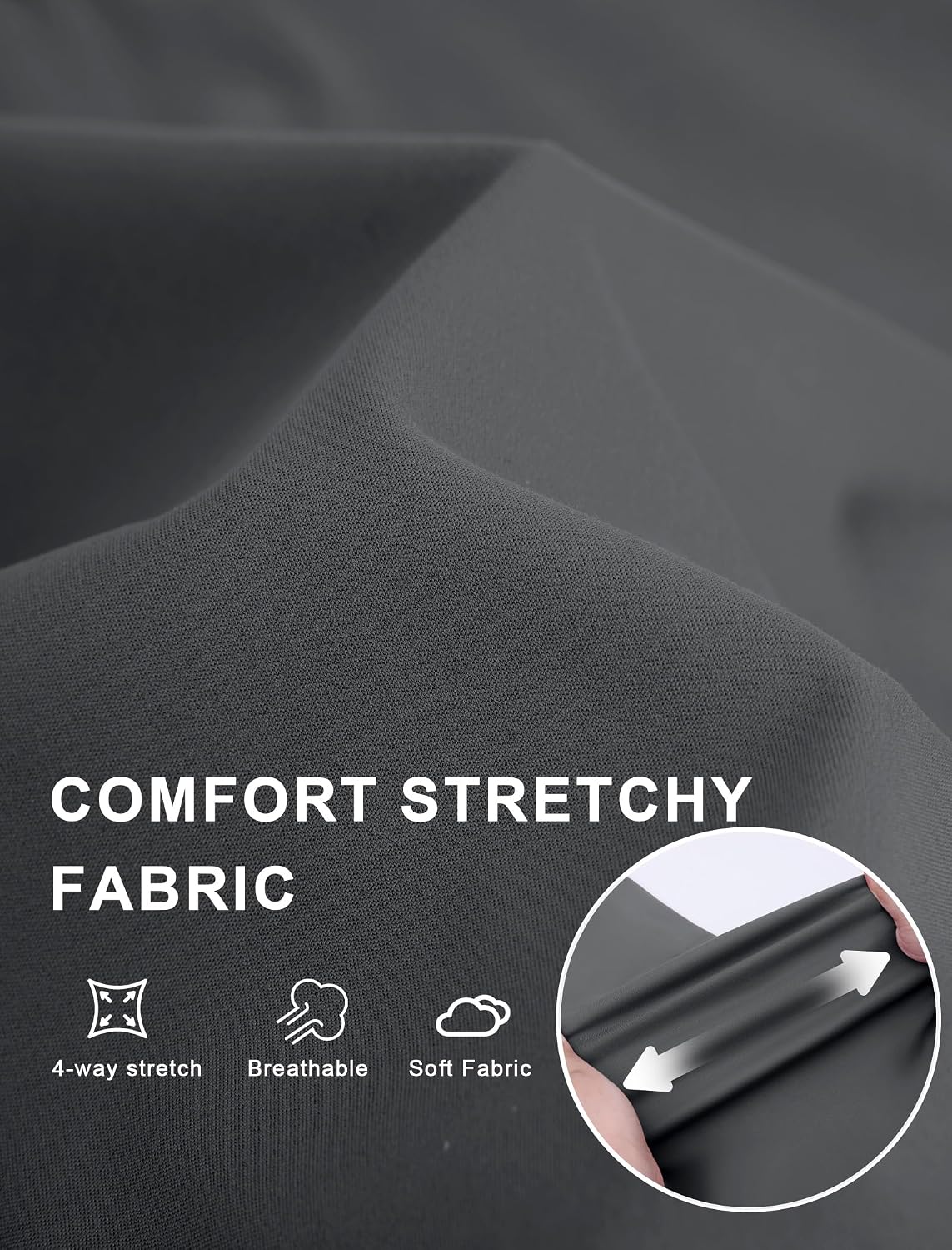 AB-Eleven Women Dress Pants Stretch Business Casual Work Slacks with Pocket
