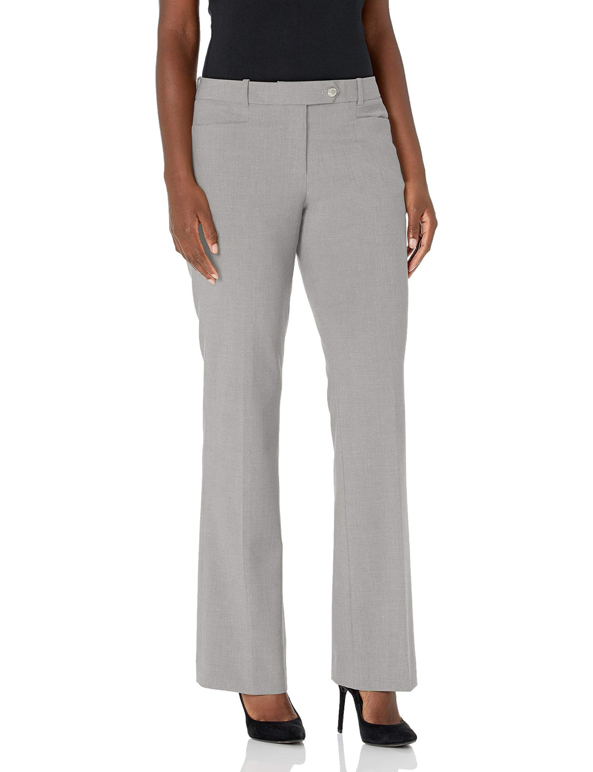 Calvin Klein Women's Classic Fit Straight Leg Lux Suit Pants