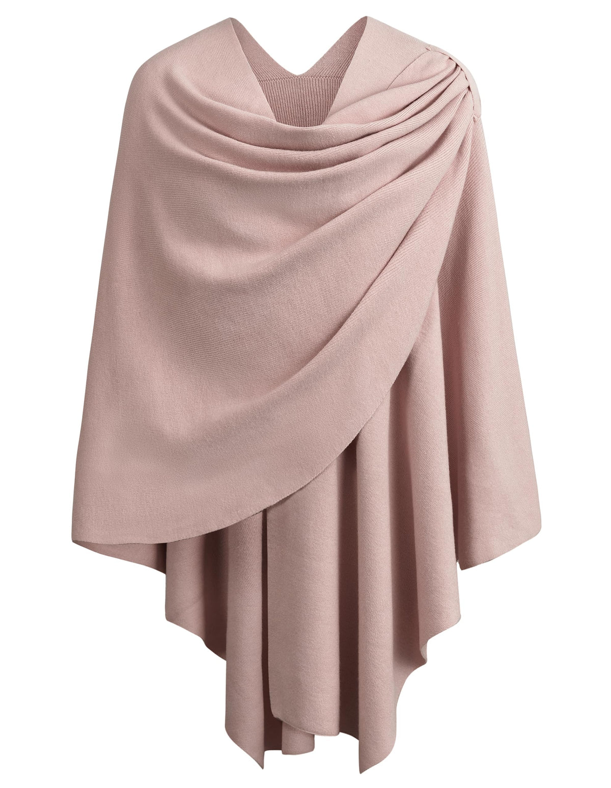 PULI Womens Cross Front Poncho Shawl Wrap Elegant Wedding Formal Gift